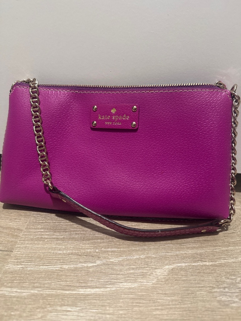Kate Spade Byrd Wellesley Pink Leather Shoulder Bag